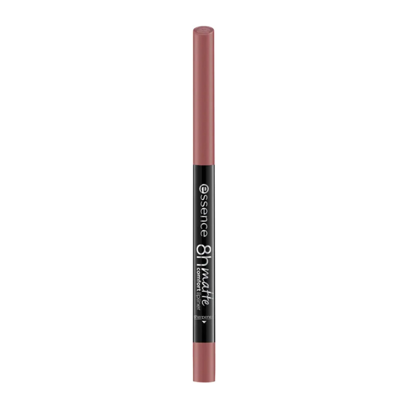 essence 8h Matte Comfort matná tužka na rty s ořezávátkem odstín 20 Mauve Mirage 0.3 g