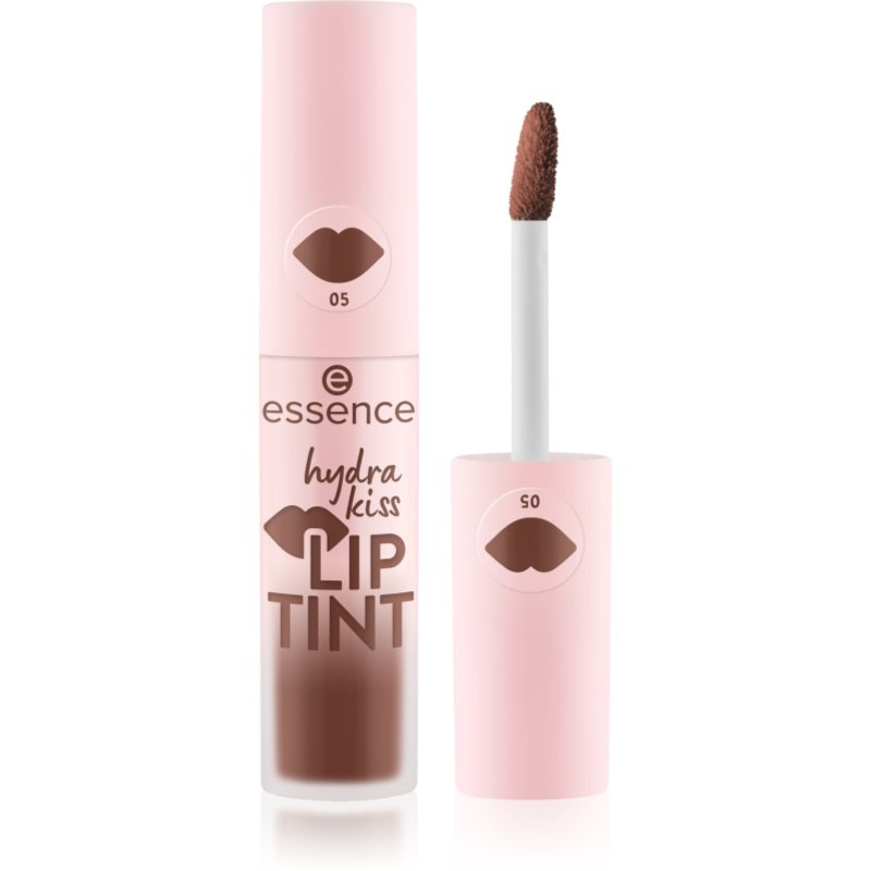 essence Hydra Kiss LIP TINT barva na rty odstín 05 Chocolate Brown 4 ml