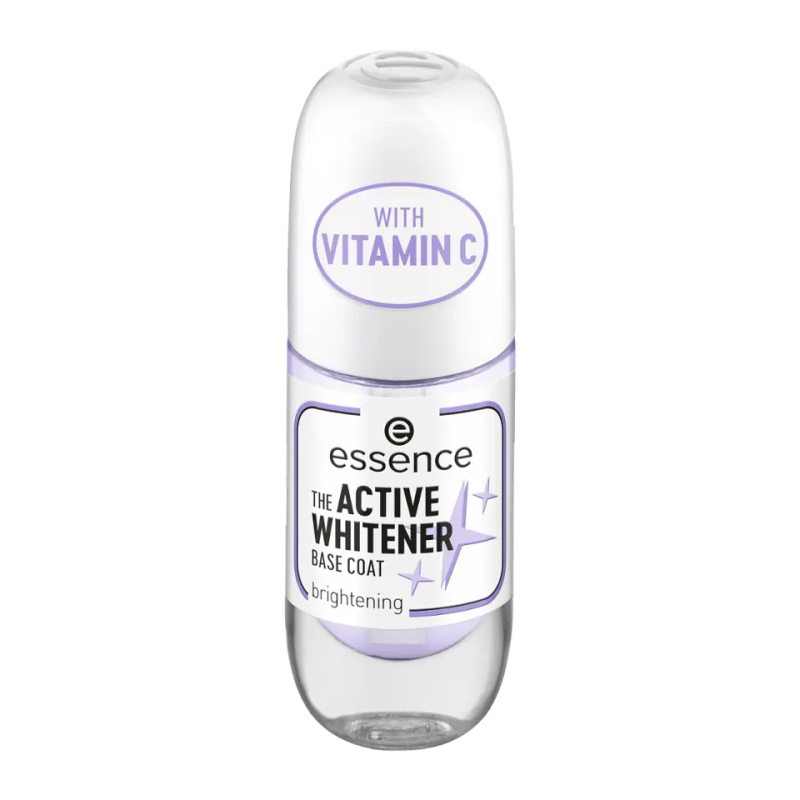 essence Active Whitener podkladový lak na nehty s bělicím účinkem 8 ml