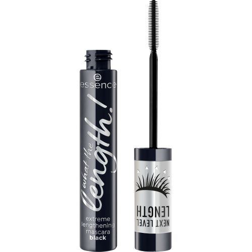 essence What The Length! prodlužující řasenka odstín 01 Black 10 ml