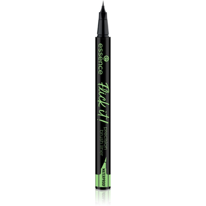 essence Flick it! precizní voděodolná linka na oči odstín 01 Black 0.5 ml