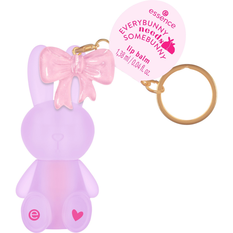 essence EVERYBUNNY needs SOMEBUNNY balzám na rty se třpytkami odstín 01 Hop Into Happiness 1.38 ml