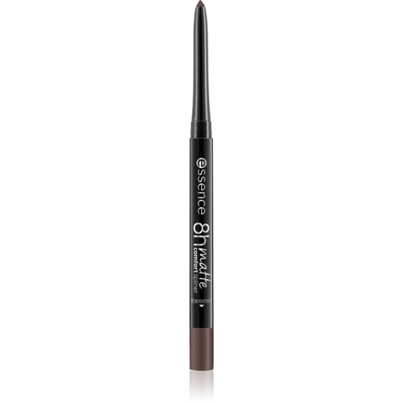 essence 8h Matte Comfort matná tužka na rty s ořezávátkem odstín 22 Ash Attitude 0.3 g