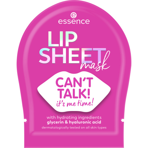 essence LIP SHEET plátýnková maska na rty 01 CAN`T TALK! 1 ks