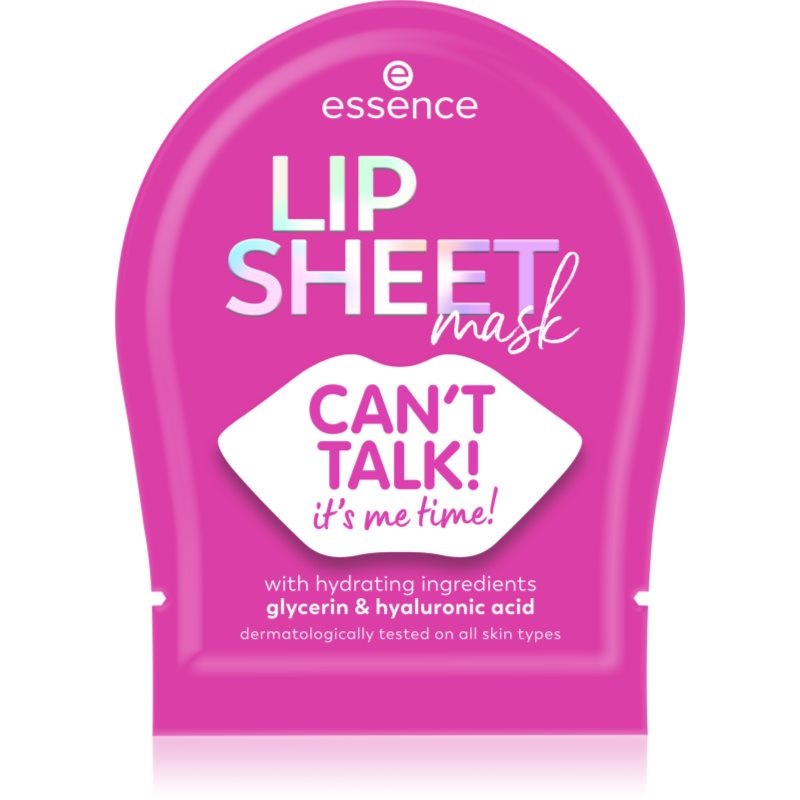 essence LIP SHEET plátýnková maska na rty 01 CAN`T TALK! 1 ks