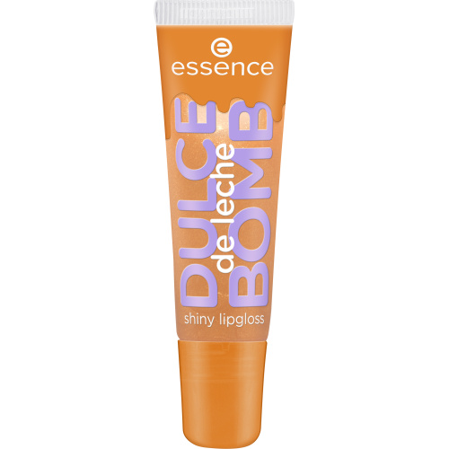essence Dulche de leche Bomb lesk na rty odstín 01 Cream Come True 10 ml