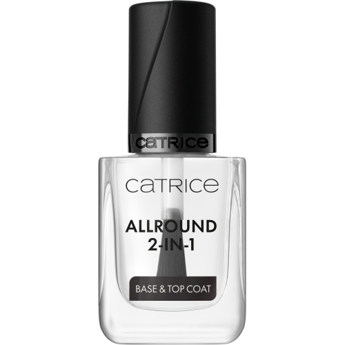 Catrice Allround podkladový a krycí lak na nehty 2 v 1 transparentní 10.5 ml