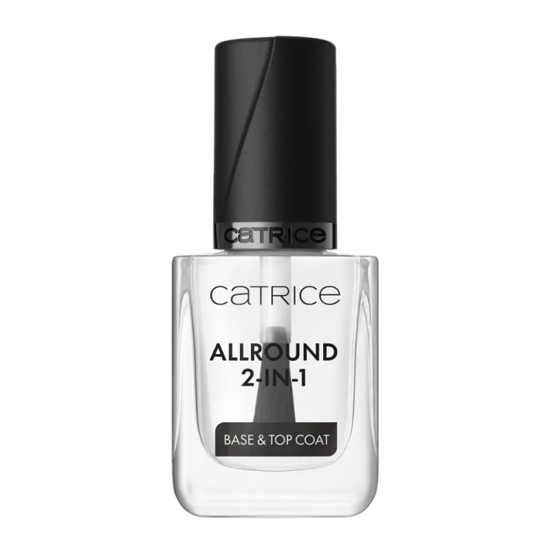 Catrice Allround podkladový a krycí lak na nehty 2 v 1 transparentní 10.5 ml