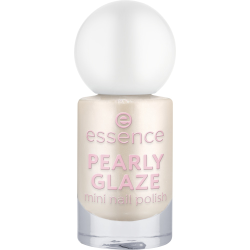 essence PEARLY GLAZE třpytivý lak na nehty mini odstín 16 5 ml