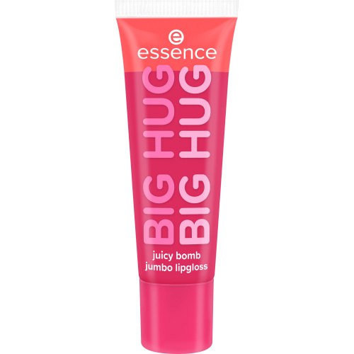 essence Say It With Juicy Big Hug lesk na rty odstín 01 Poppin' Pomegranate 30 ml