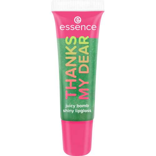 essence Say It With Juicy Thanks My Dear třpytivý lesk na rty odstín 03 Glowy Gummy 10 ml