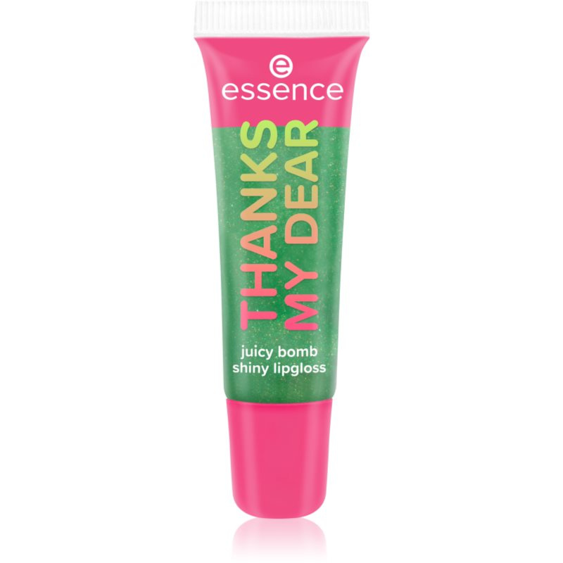 essence Say It With Juicy Thanks My Dear třpytivý lesk na rty odstín 03 Glowy Gummy 10 ml