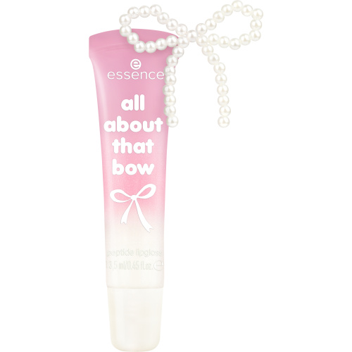 essence All About That Bow lesk na rty s peptidy odstín 01 Kiss 'n Bow 13.5 ml