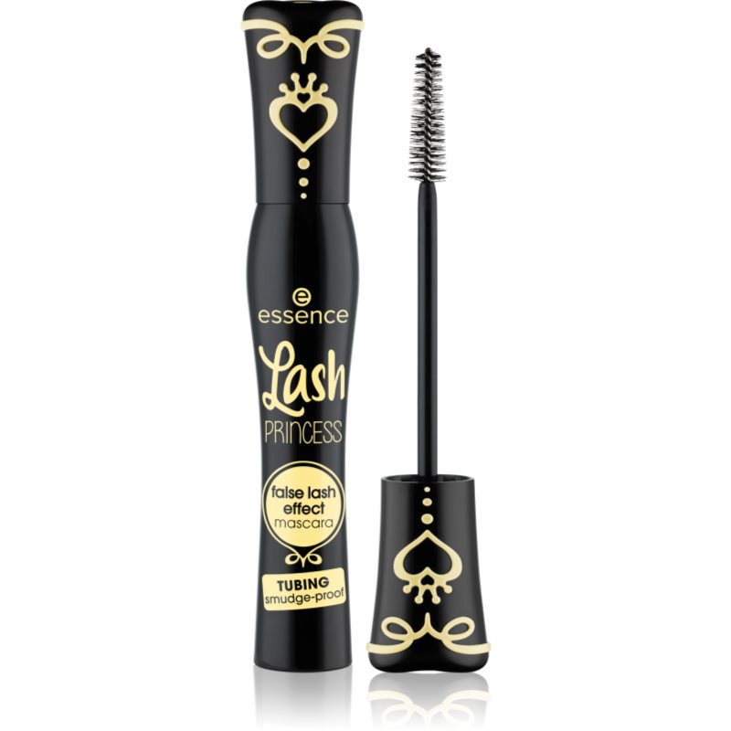 essence Lash PRINCESS TUBING řasenka pro efekt umělých řas odstín 01 Black 12 ml