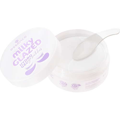 essence milky GLAZED hydrogelové polštářky na oční okolí 60 ks