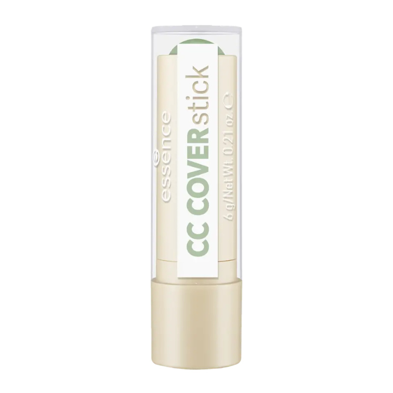 essence CC COVERstick krémový korektor v tyčince odstín 10 Green 6 g