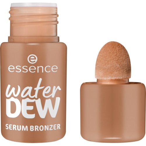 essence water DEW SERUM BRONZER tekutý bronzer s rozjasňujícím efektem odstín 10 Latte Drop 3.5 ml