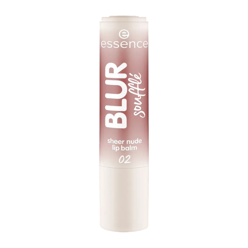 essence Blur Soufflé tónovací balzám na rty s matným efektem odstín 02 Nude Peach 3 g