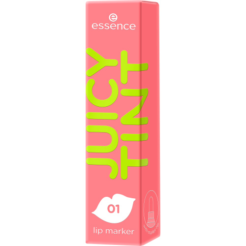 essence JUICY TINT fix na rty odstín 01 Peach Pop 3.5 ml