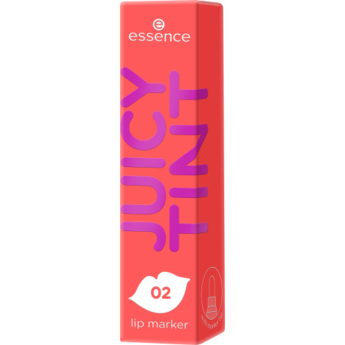 essence JUICY TINT fix na rty odstín 02 Strawberry Szn 3.5 ml