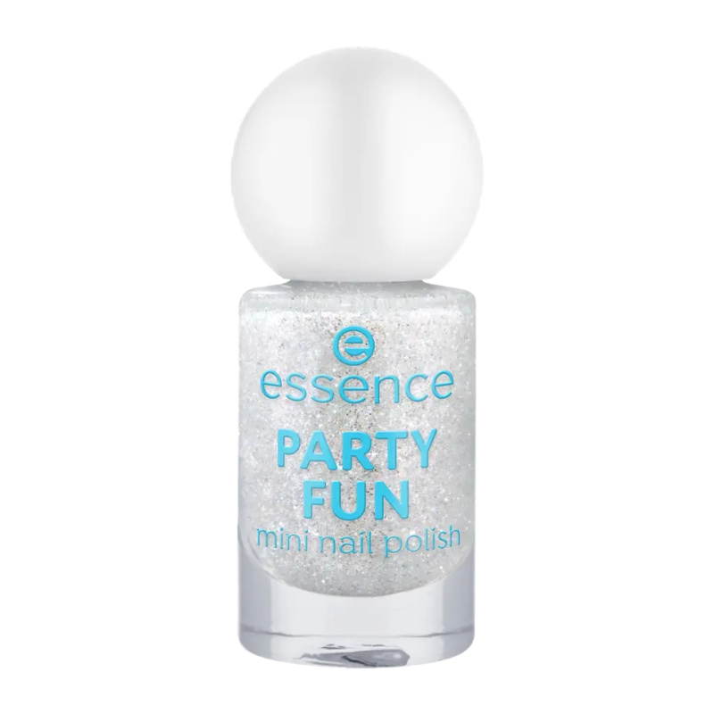 essence PARTY FUN lak na nehty s holografickým efektem se třpytkami odstín 20 5 ml