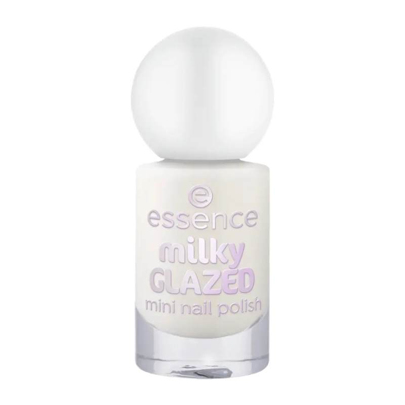 essence milky GLAZED lak na nehty mini odstín 21 5 ml