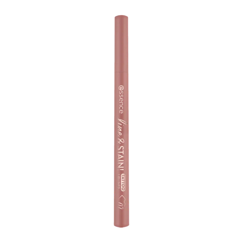 essence line & STAIN! TATTOO konturovací fix na rty pro dlouhotrvající efekt odstín 02 Must Have Brown 1.1 ml