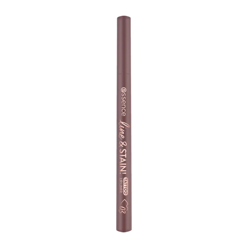 essence line & STAIN! TATTOO konturovací fix na rty pro dlouhotrvající efekt odstín 03 Make A Mauve 1.1 ml