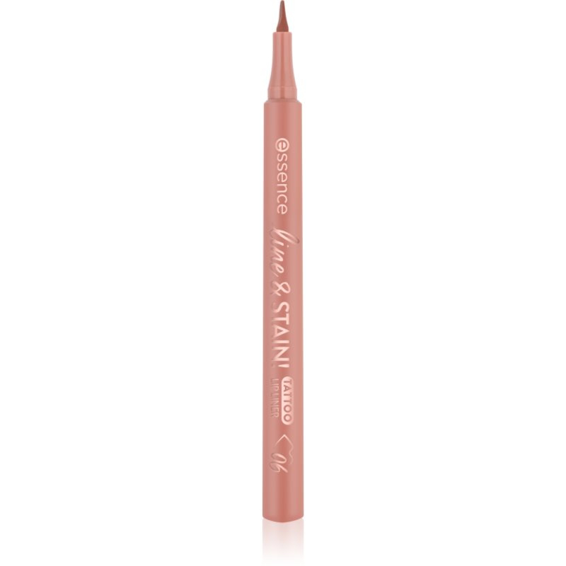 essence line & STAIN! TATTOO konturovací fix na rty pro dlouhotrvající efekt odstín 06 Cinna-Mood 1.1 ml