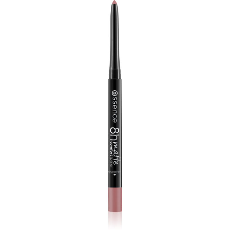 essence 8h Matte Comfort matná tužka na rty s ořezávátkem odstín 23 Comfort Zone 0.3 g
