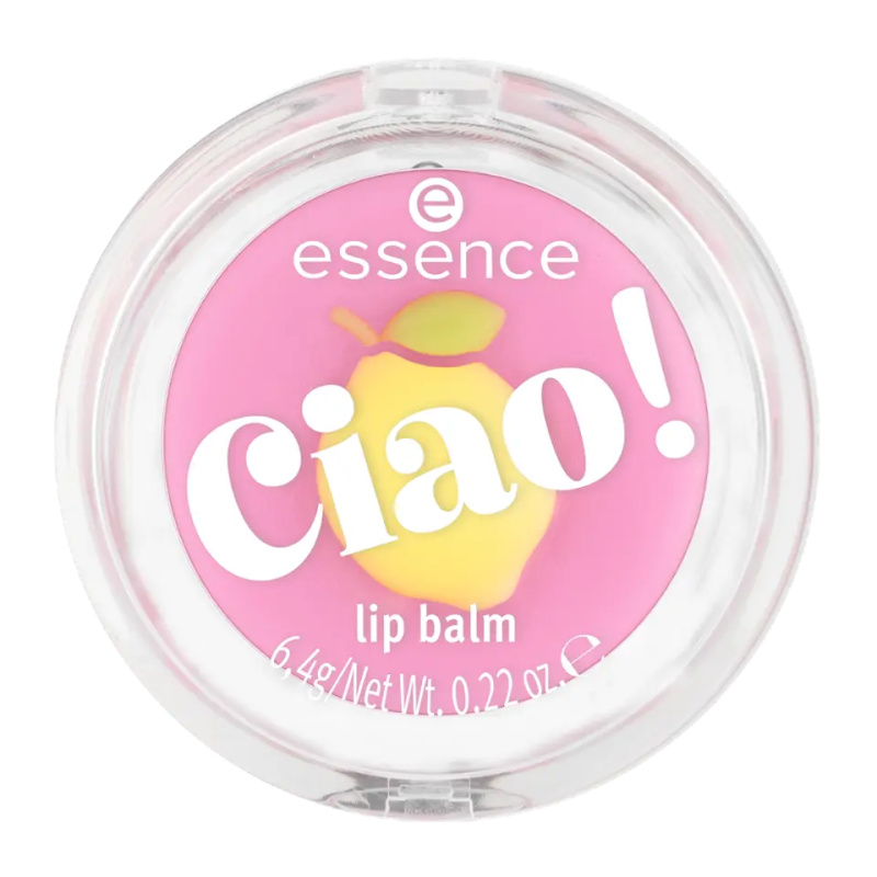 essence Ciao! balzám na rty odstín 01 Lemonissima 6.4 g