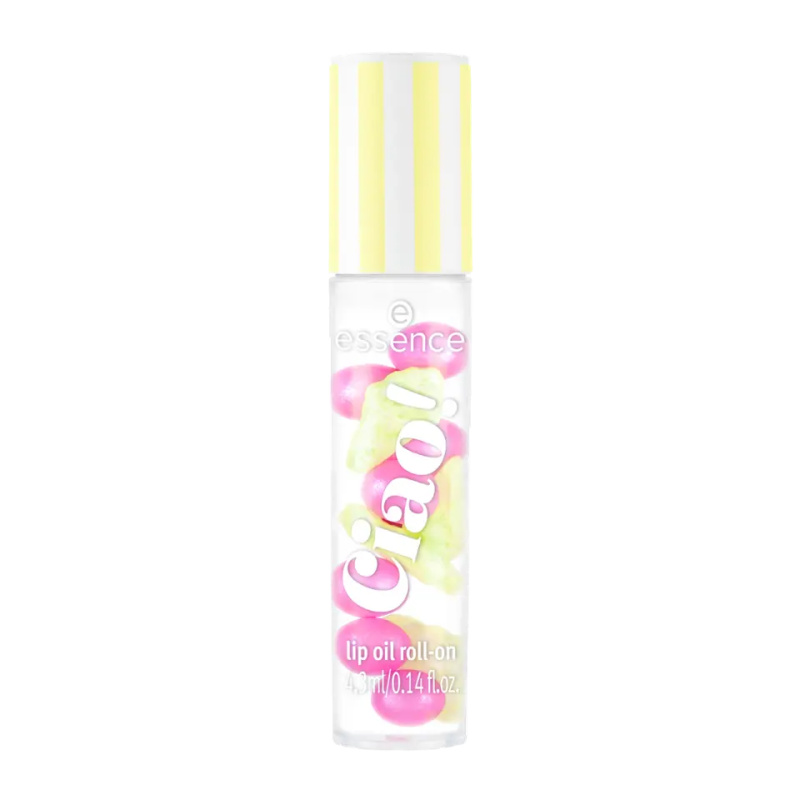 essence Ciao! olej na rty roll-on odstín 01 Ciao Cutie 4.3 ml