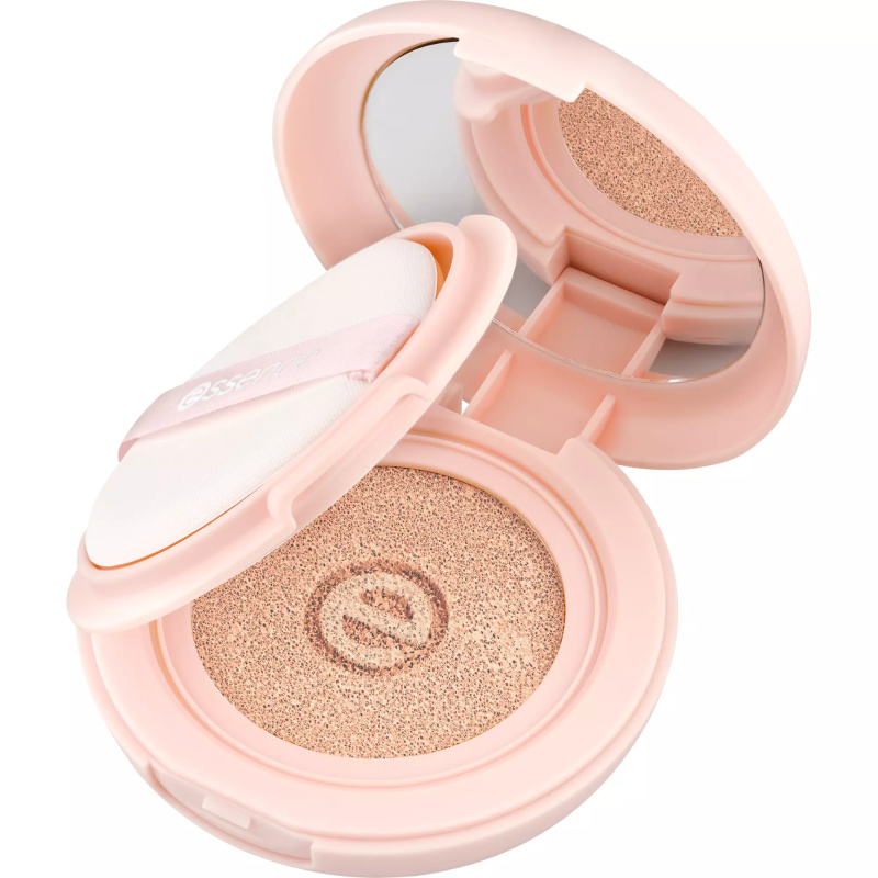 essence silky CUSHION FOUNDATION make-up v houbičce se středním krytím odstín 100 12 g