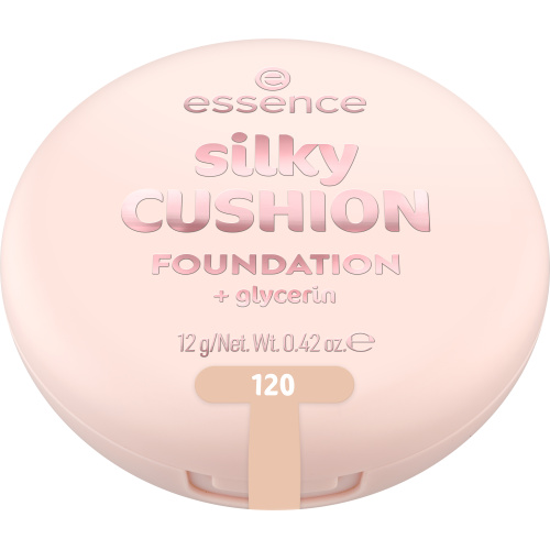 essence silky CUSHION FOUNDATION make-up v houbičce se středním krytím odstín 120 12 g
