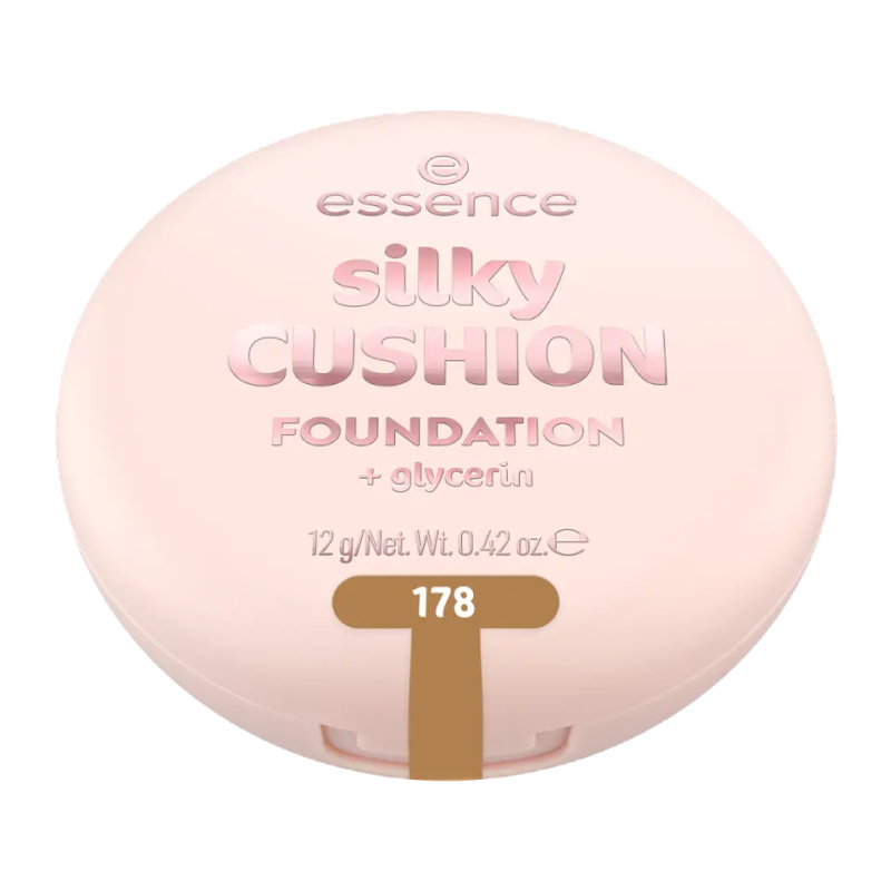 essence silky CUSHION FOUNDATION make-up v houbičce se středním krytím odstín 178 12 g