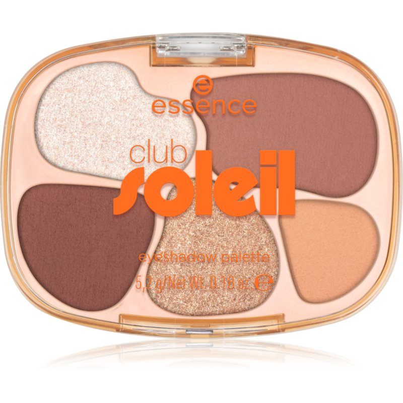 essence club SOLEIL paletka očních stínů odstín 01 Soleil? Say no more! 5.2 g