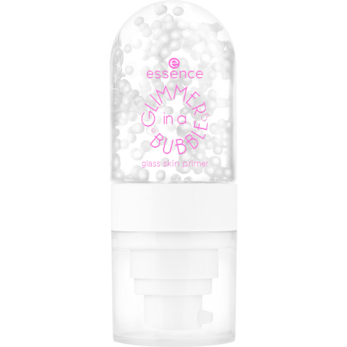 essence GLIMMER IN A BUBBLE tekutá podkladová báze pro zářivý vzhled pleti odstín 01 Bubble Glaze 35 ml