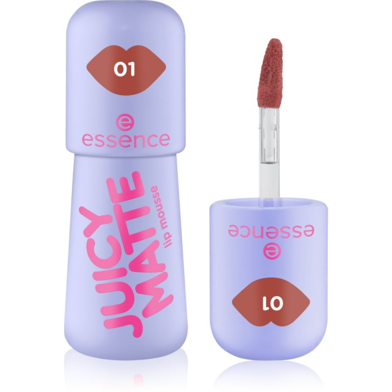 essence Pěna na rty Juicy Matte 01 Maple Rouge