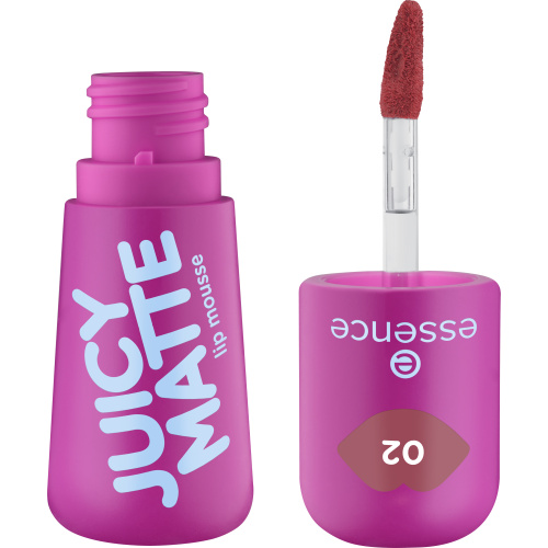 essence JUICY MATTE pěnová rtěnka s matným efektem odstín 02 Featherlight Pink 2.7 ml