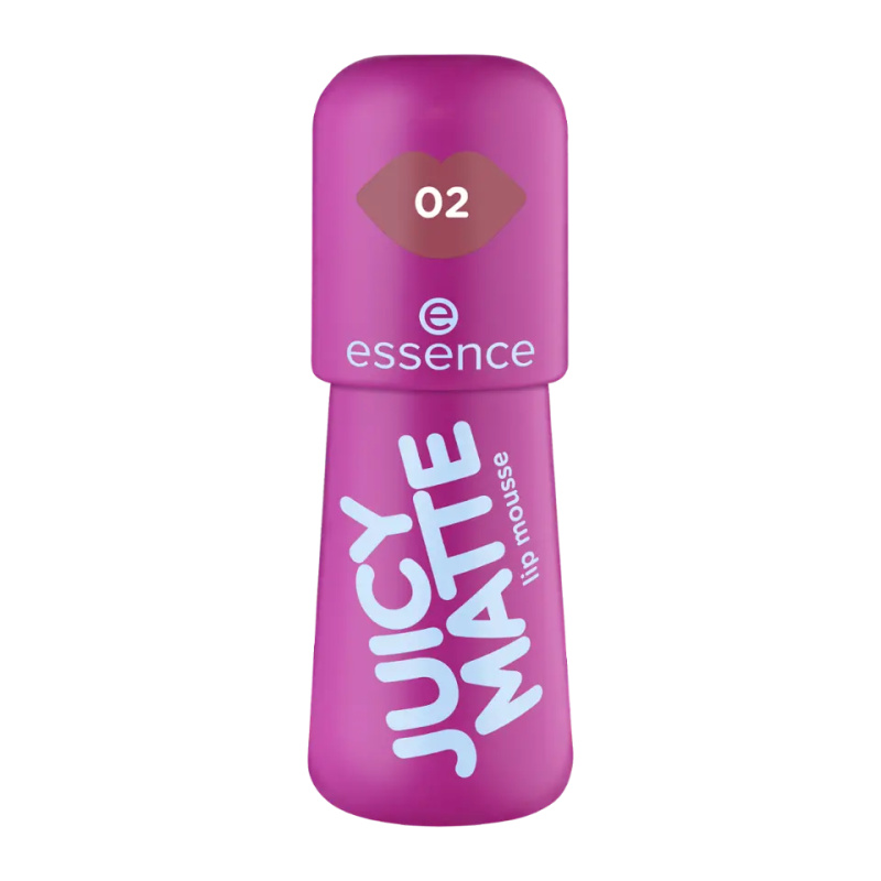 essence JUICY MATTE pěnová rtěnka s matným efektem odstín 02 Featherlight Pink 2.7 ml