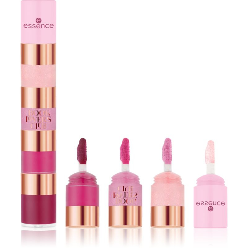essence BOOK LOVERS CLUB lesk na rty 4 v 1 odstín 01 Chapter: Drama Queen 4.8 ml