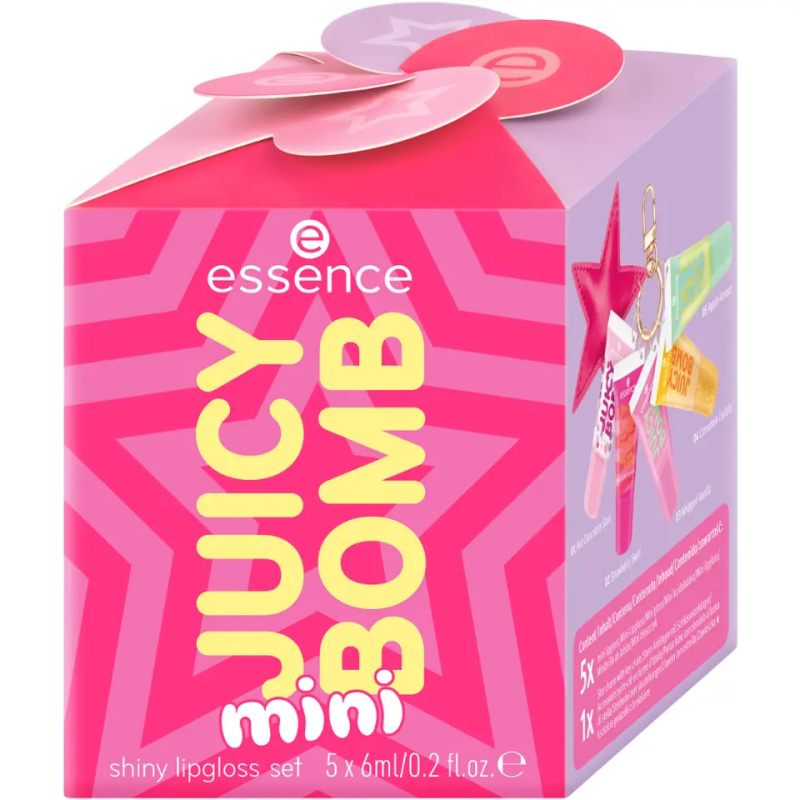 essence Juicy Bomb Mini sada na rty mini 01 Holiday Happiness