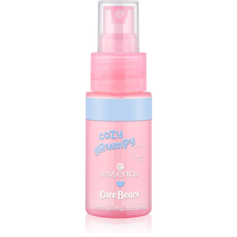 essence Care Bears parfémovaný tělový sprej mini pro ženy 01 Cozy Grumpy 35 ml