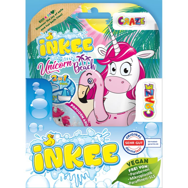 Šumivá bomba do vany s překvapením Jednorožec beach