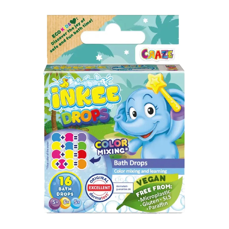 Craze INKEE Bath Drops koupelové vločky 48 g