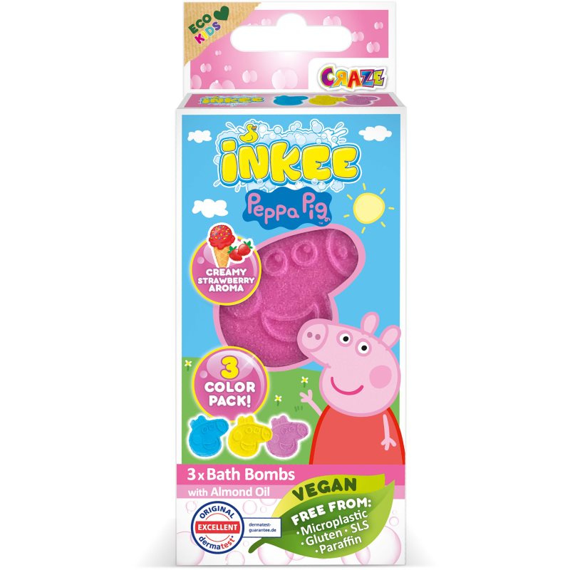 INKEE - Mini pack šumivá bomba - Peppa pig
