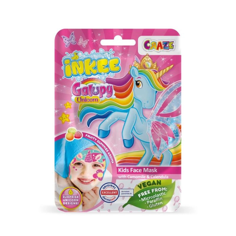INKEE Obličejová maska Galupy Unicorn