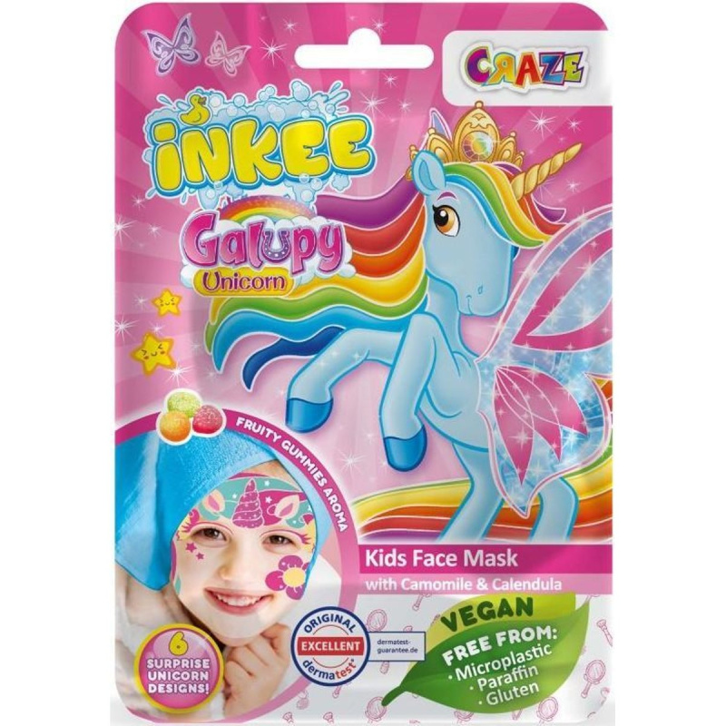 INKEE Obličejová maska Galupy Unicorn