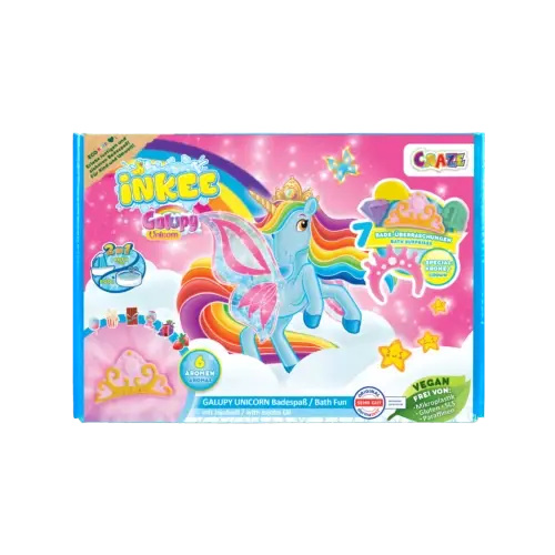 Craze INKEE Galupy Unicorn set do koupele pro děti