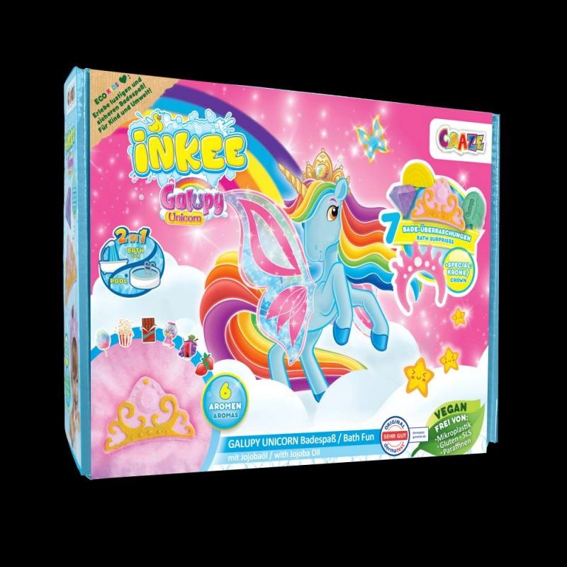 Craze INKEE Galupy Unicorn set do koupele pro děti